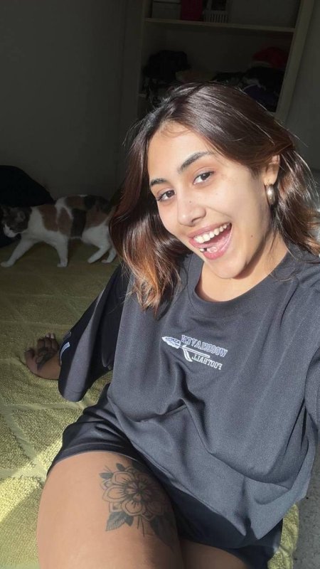 just really happy to be here dont mind the cat