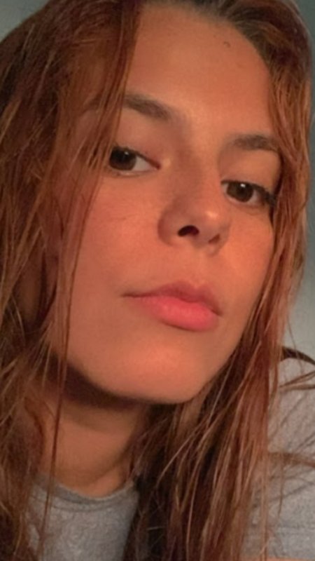 my face after taking a shower